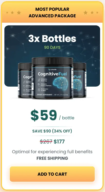 Buy CognitiveFuel 6 Bottle